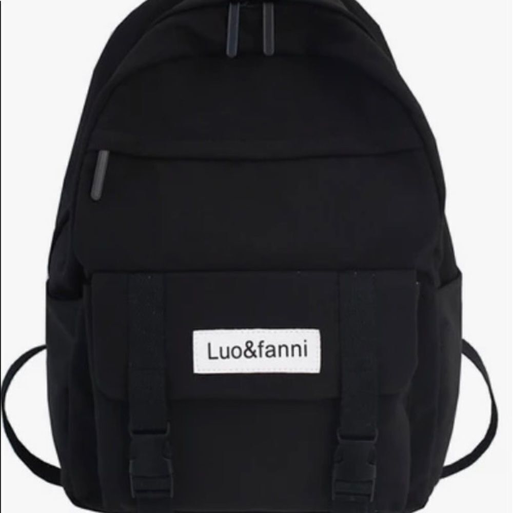 Luofanni Waterproof nylon Womens backpack new blk